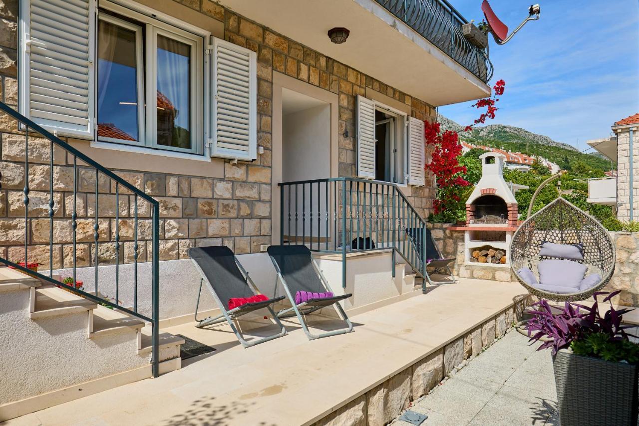 Apartment Aqua Dream - Private Jacuzzi, Wood Bbq , Terrace , Ground Floor Mokošica Exterior foto